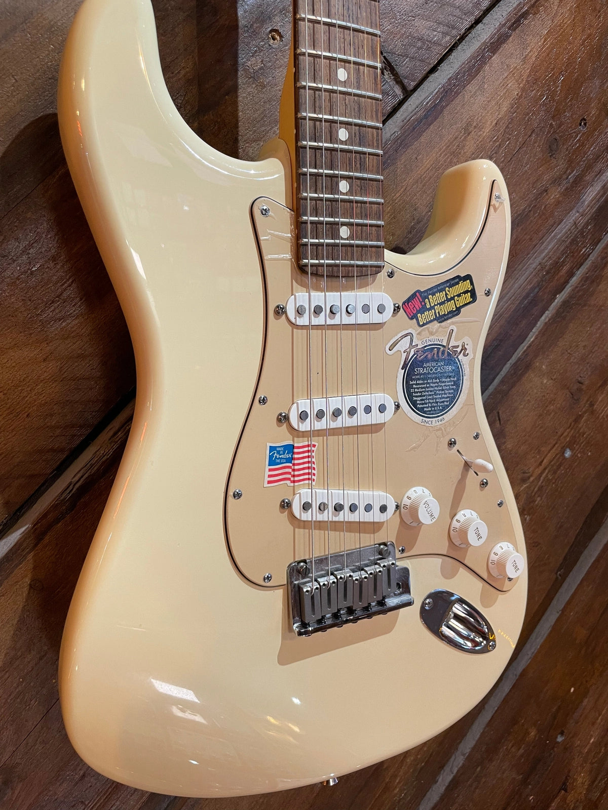 S/H 2005 Fender American Standard Stratocaster, Olympic White