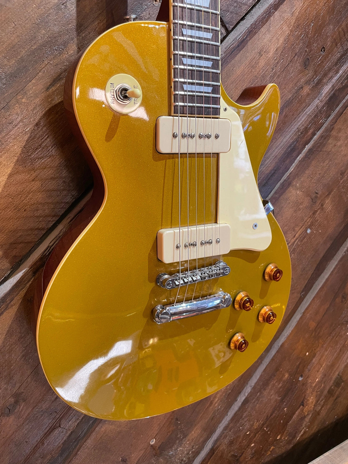 S/H 1998 Epiphone Les Paul '56 Reissue, Goldtop