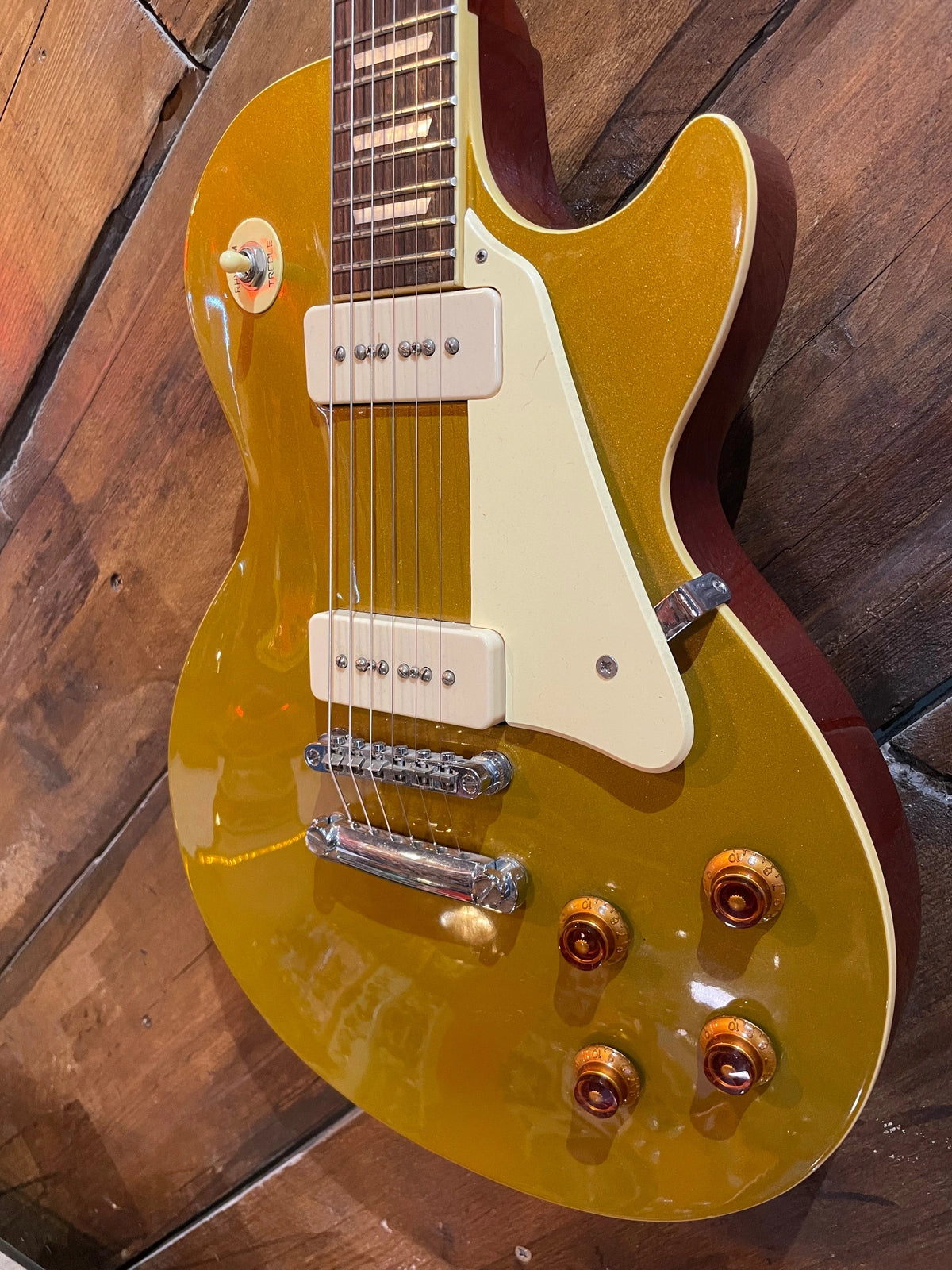S/H 1998 Epiphone Les Paul '56 Reissue, Goldtop