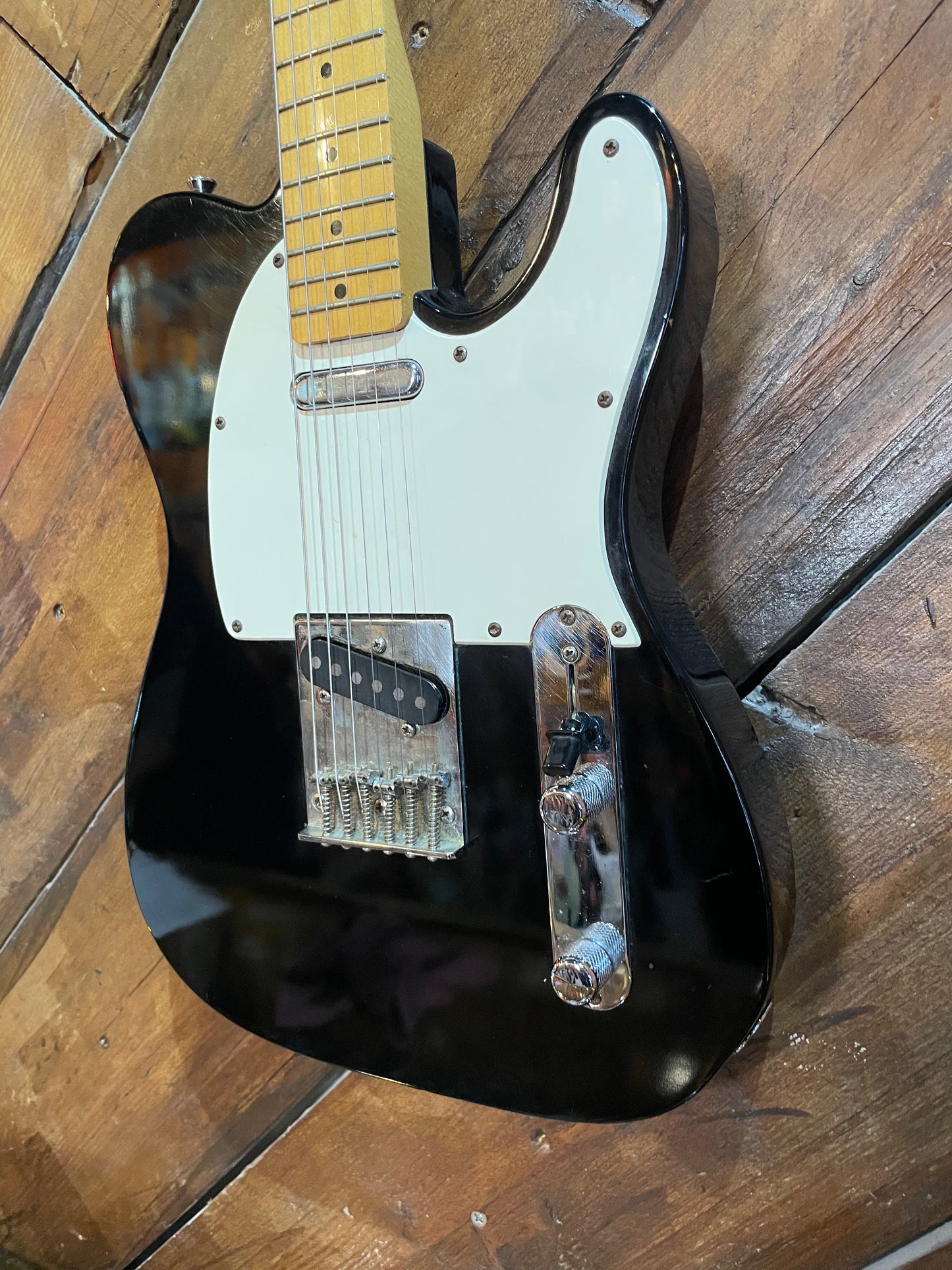 S/H 90s Squier Korea Telecaster, Black