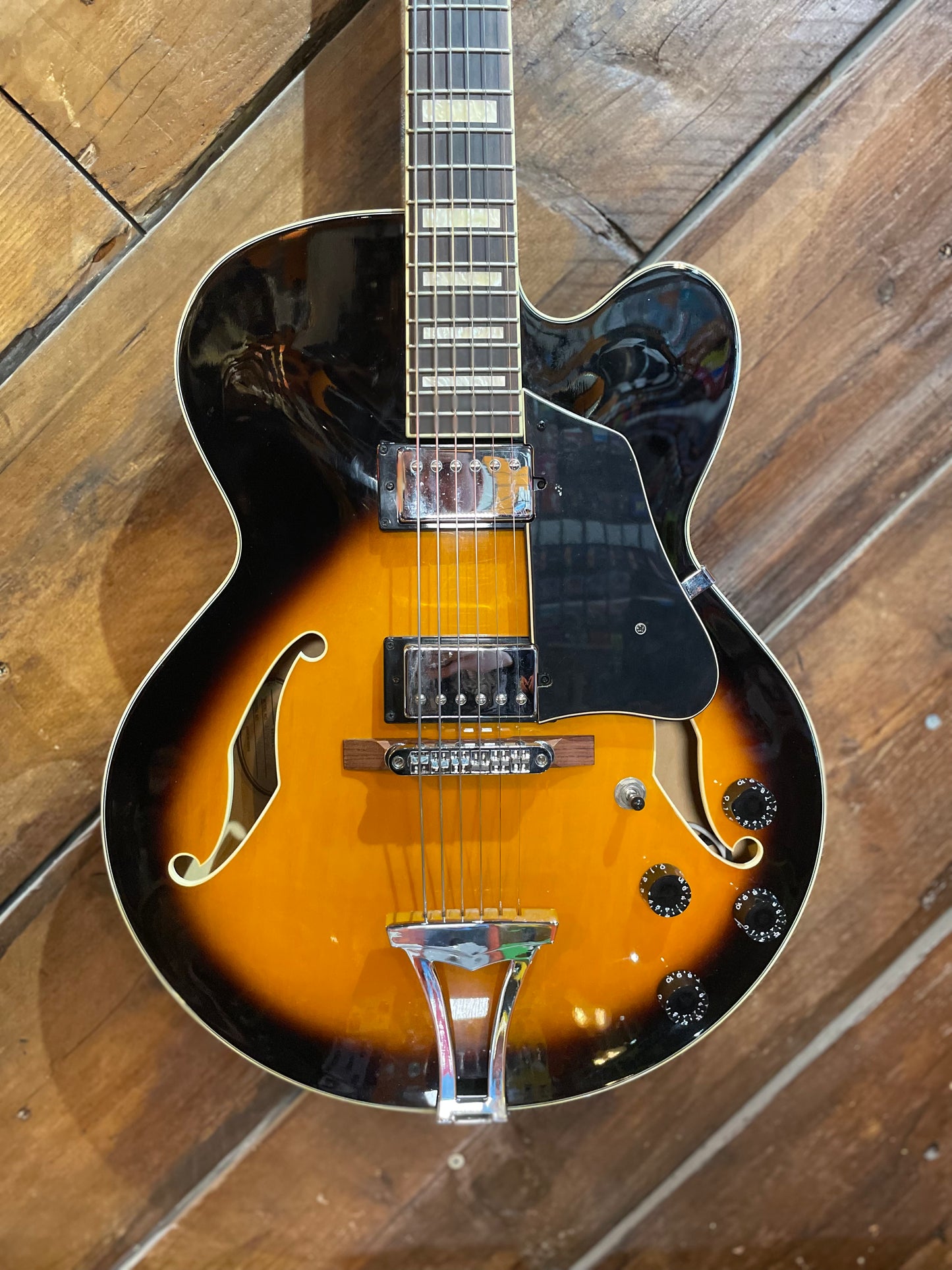S/H Ibanez AF75, Brown Sunburst