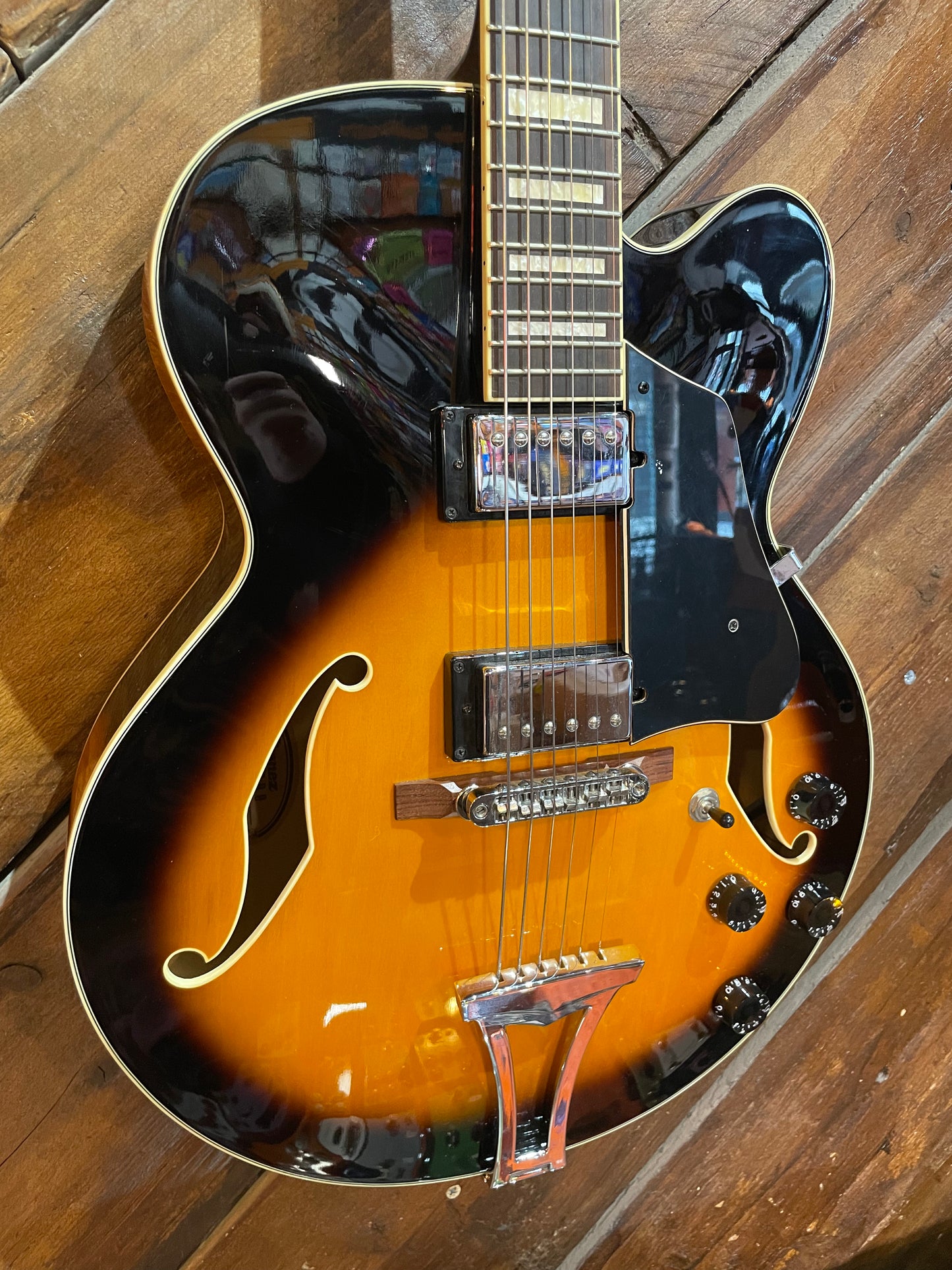 S/H Ibanez AF75, Brown Sunburst