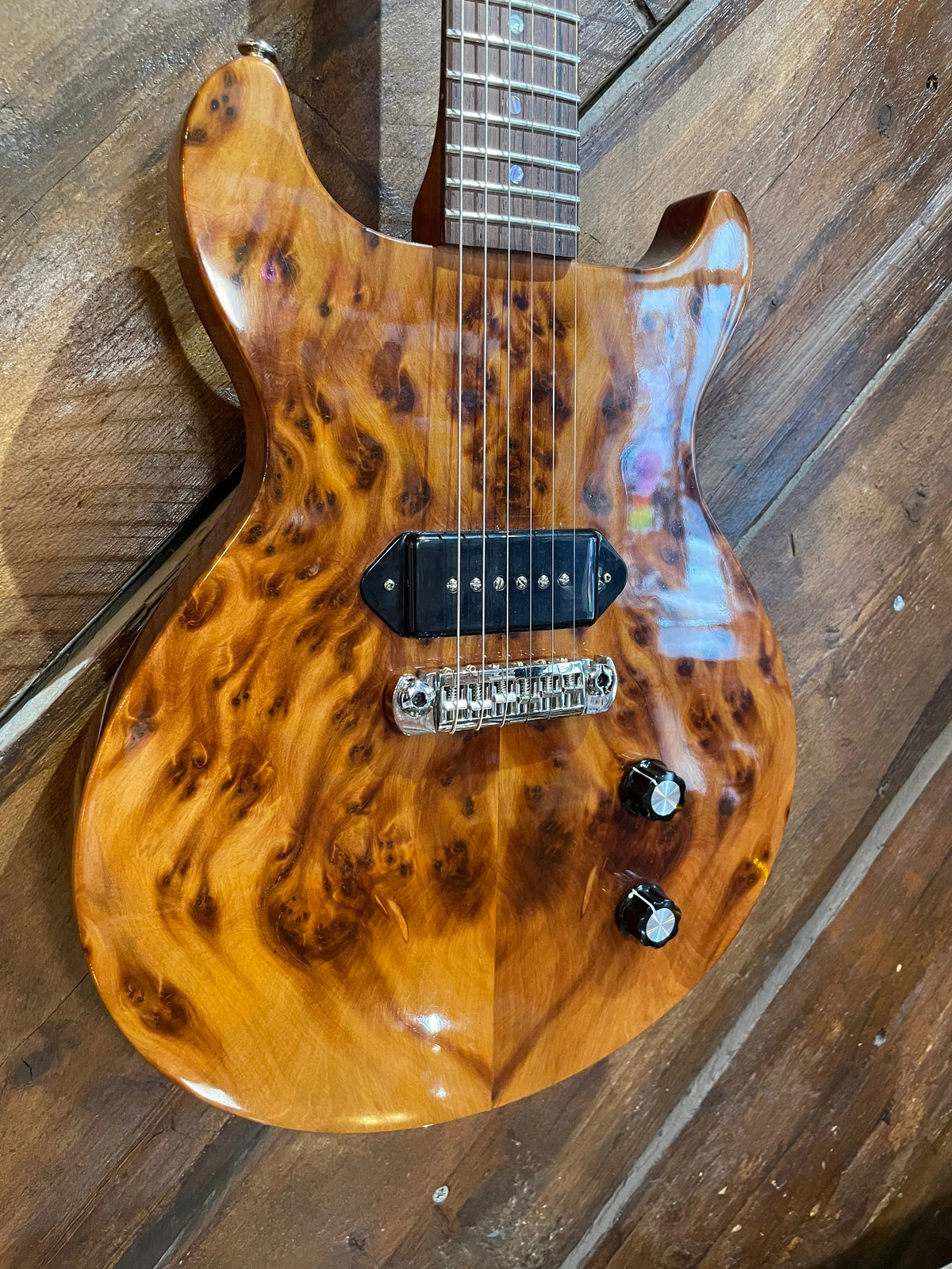 Dallas Double Cut Junior Style Electric Guitar UK Made