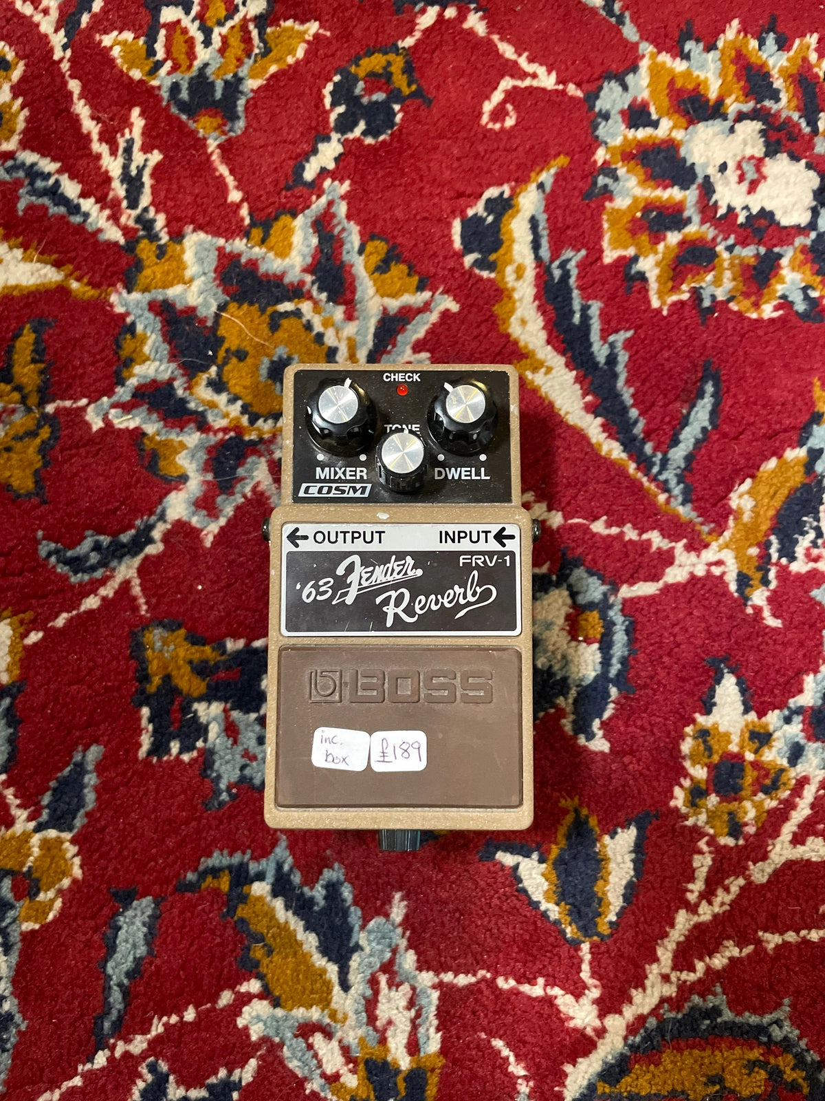 S/H Boss FRV-1 '65 Fender Reverb