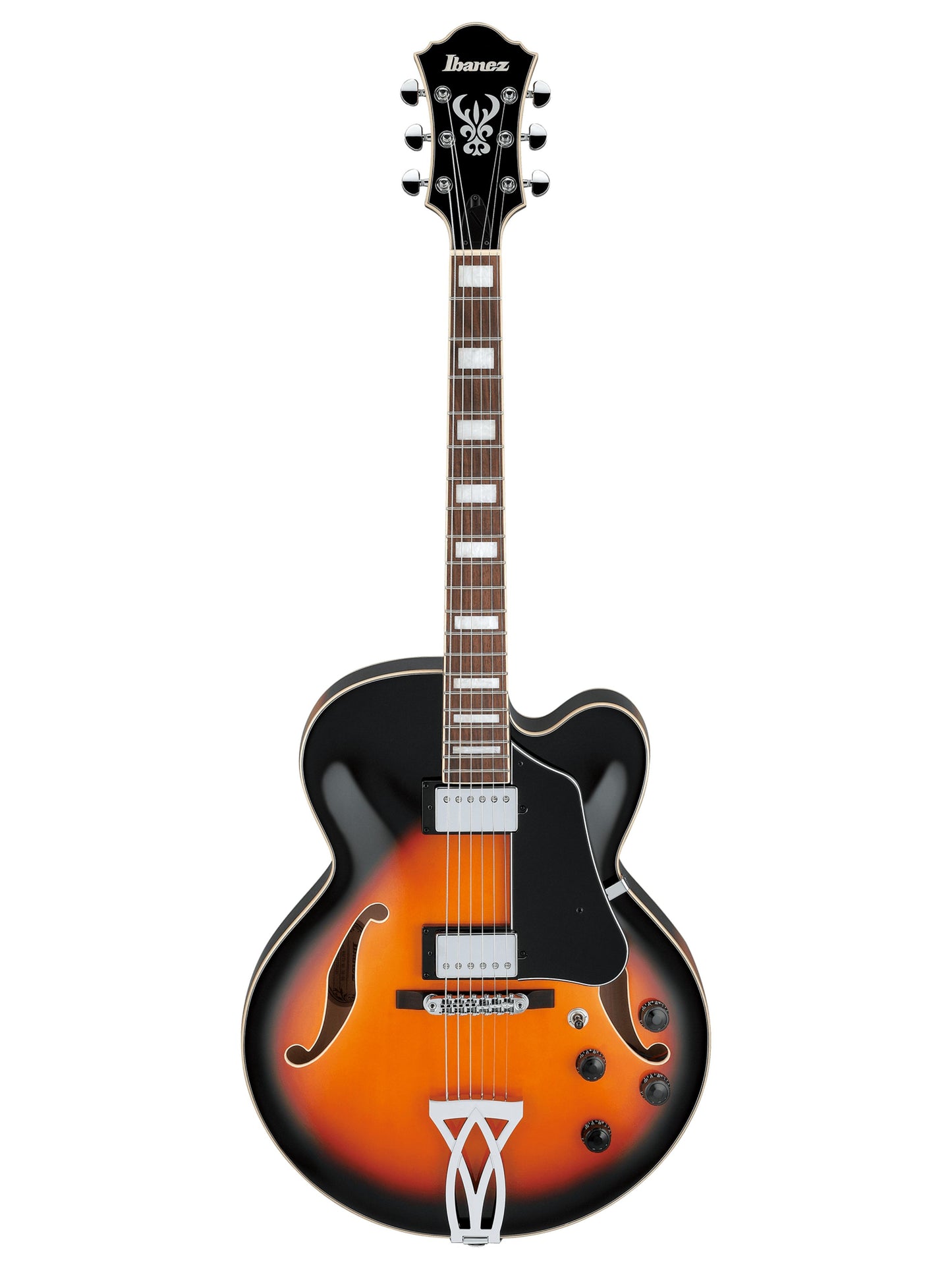 Ibanez AF75-BS Artcore Hollow Body Electric Guitar, Brown Sunburst