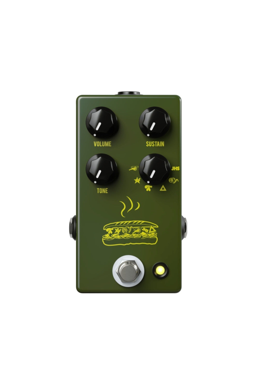 JHS Muffuletta Green Distortion / Fuzz Pedal