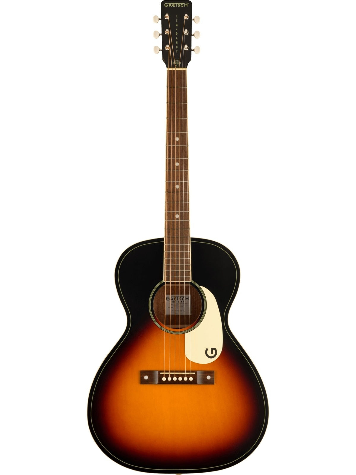 Gretsch Jim Dandy Concert Acoustic Guitar, Rex Burst