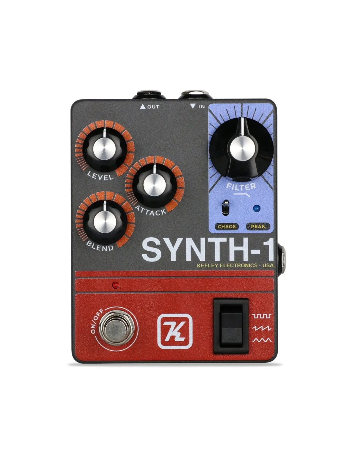 Keeley Electronics Synth-1, Reverse Attack Fuzz Wave Generator