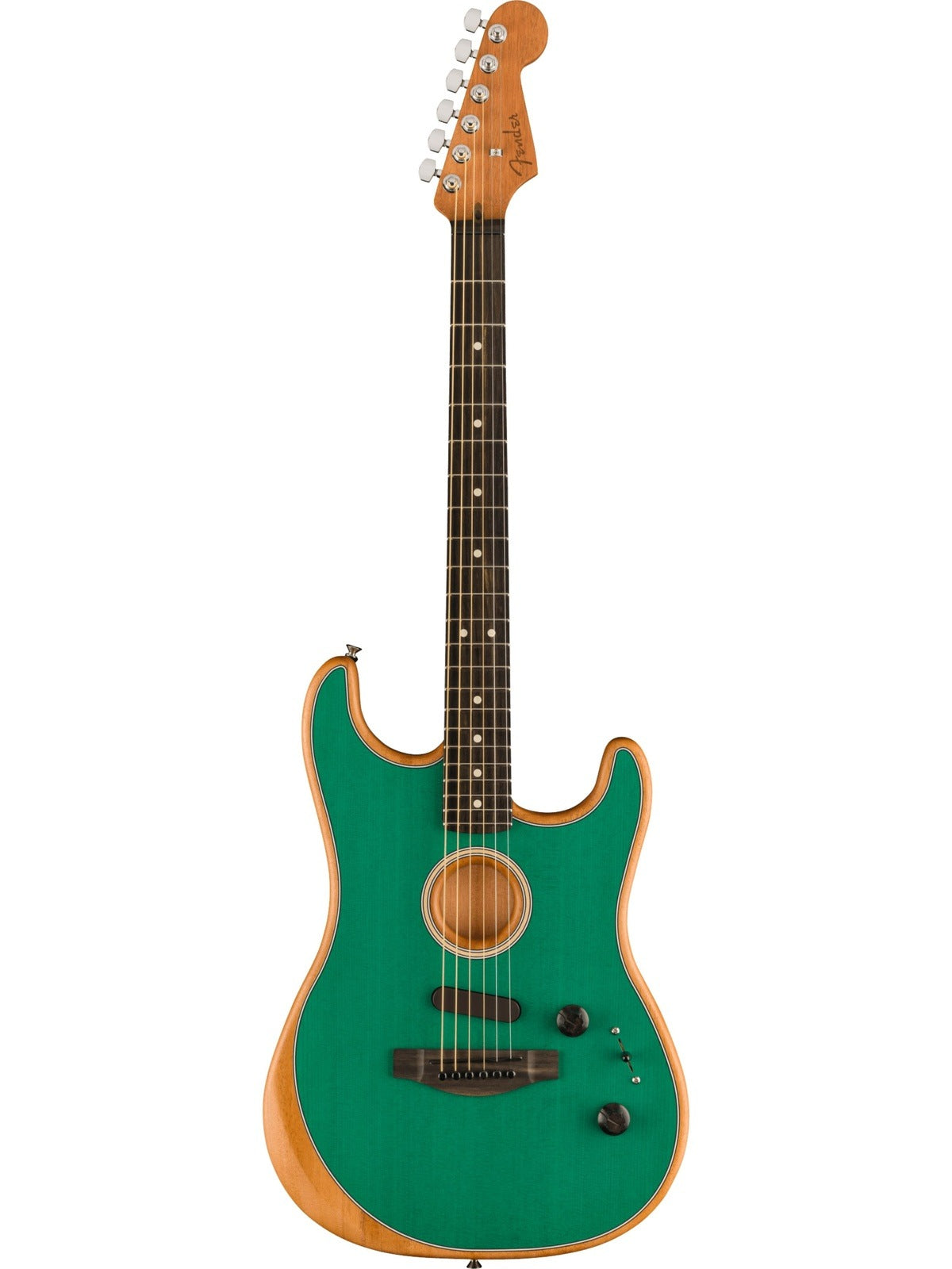 Fender Limited Edition American Acoustasonic® Stratocaster®, Aqua Teal EF