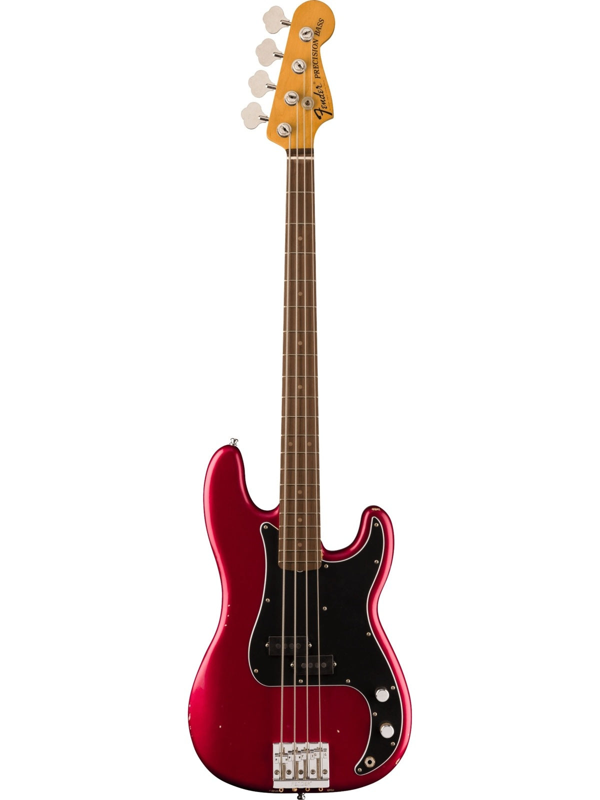 Fender Nate Mendel Signature Precision Bass, Light Aged Candy Apple Red