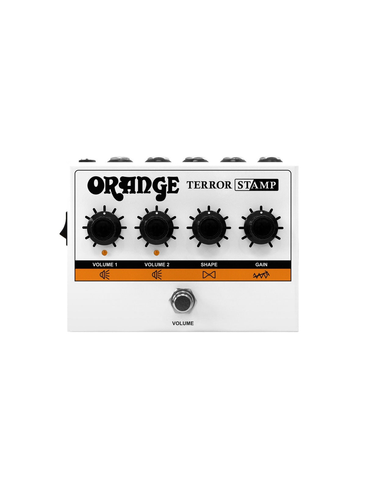 Orange Terror Stamp Amp Pedal