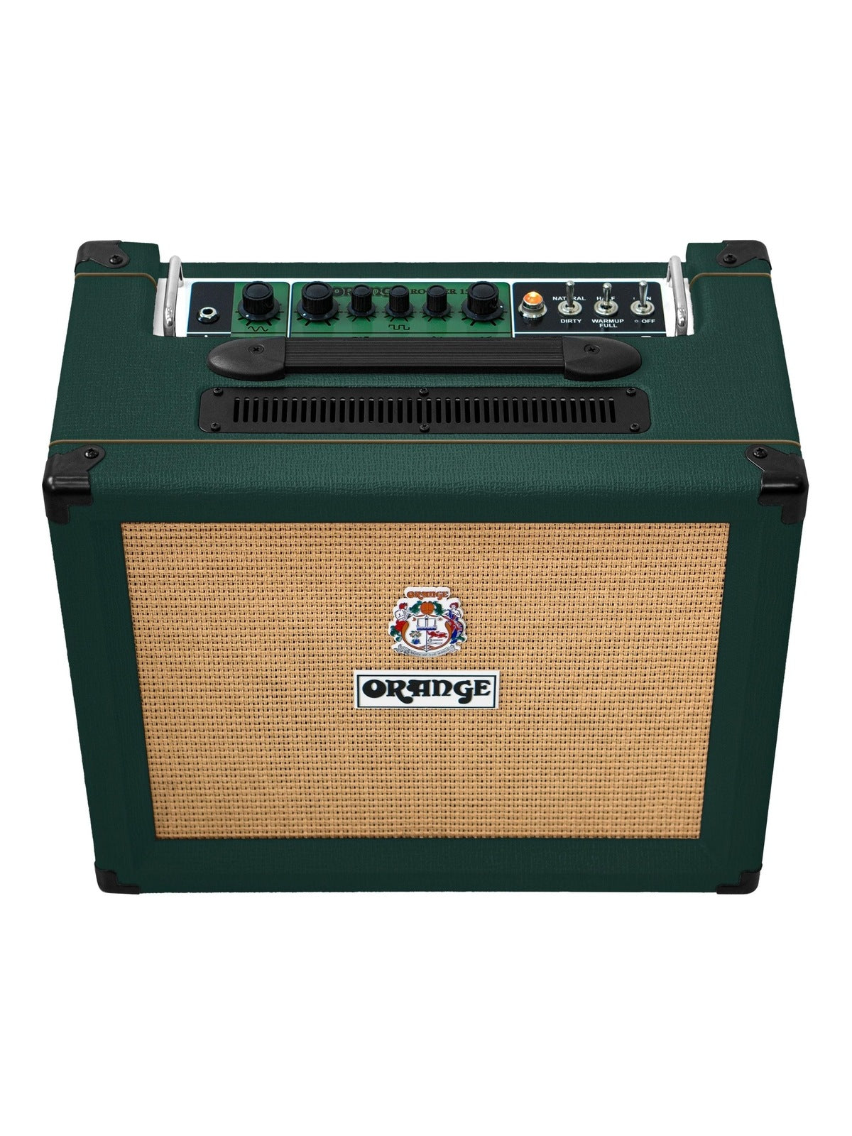 Orange Rocker 15 Valve Combo Guitar Amplifier, Limited Edition British Racing Green