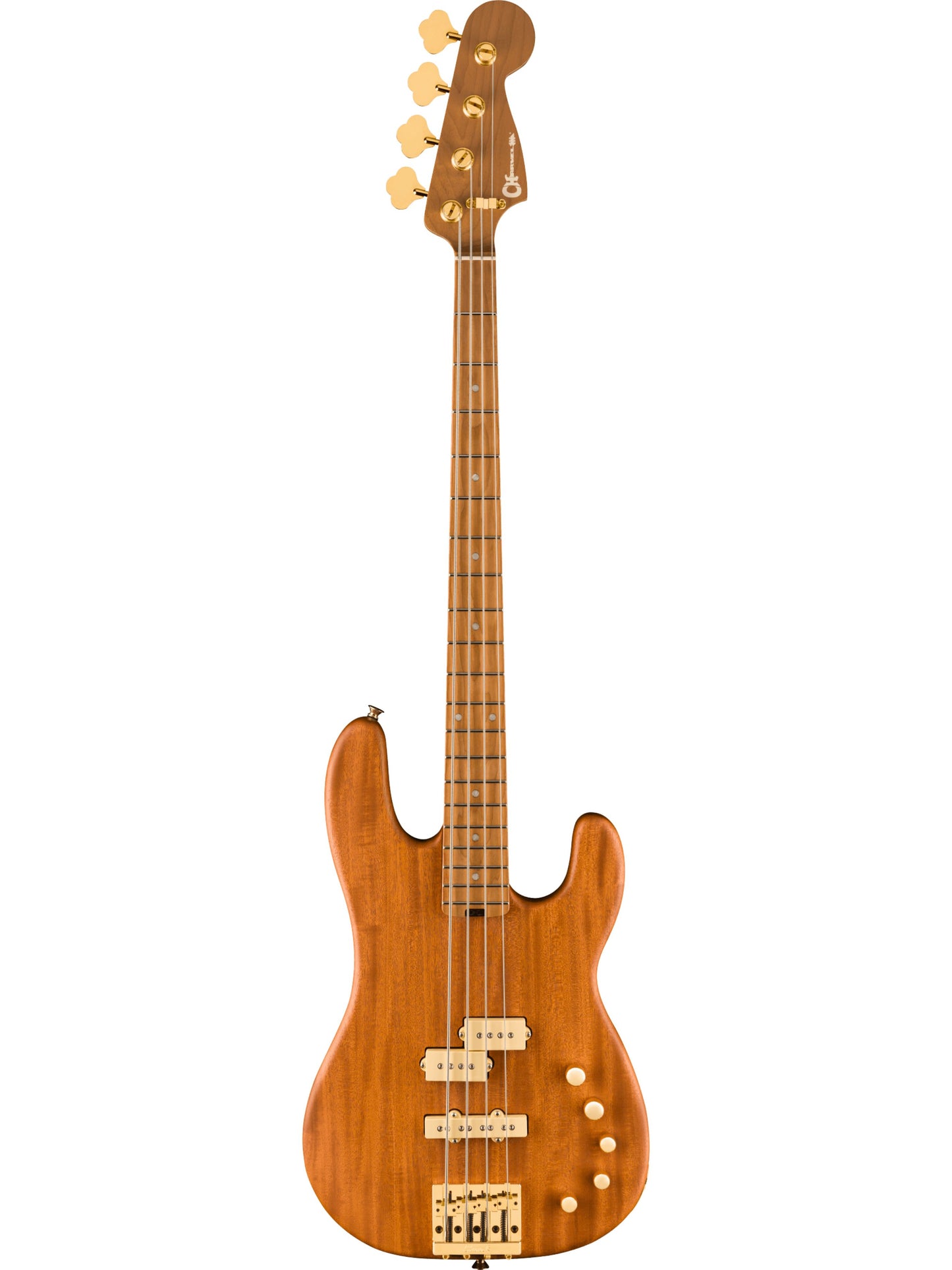 Charvel Pro Mod San Dimas Bass PJ IV, Natural Mahogany
