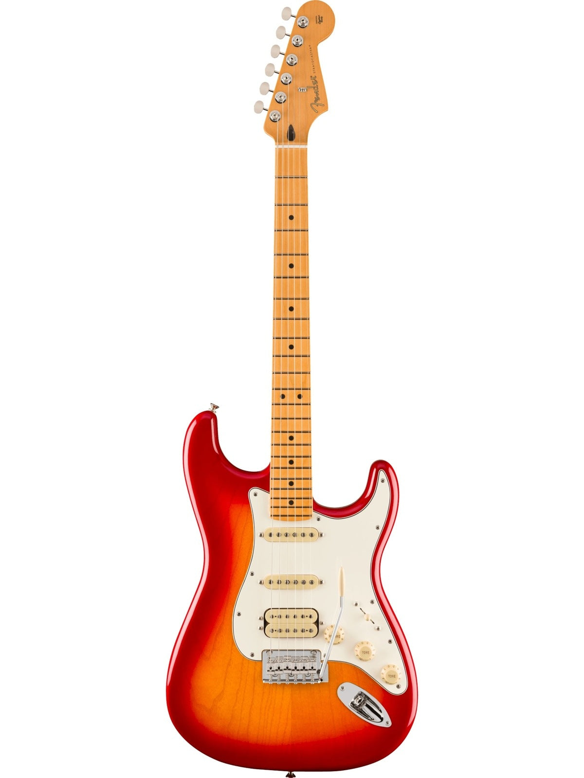 Fender Player II Stratocaster HSS Chambered Ash, Maple Neck, Aged Cherry Burst