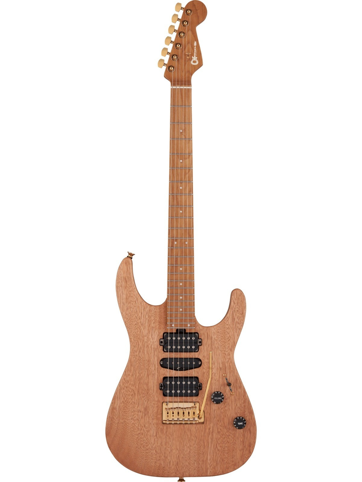 Charvel Pro-Mod DK24 HSH 2PT CM Mahogany, Caramelized Maple Fingerboard, Natural