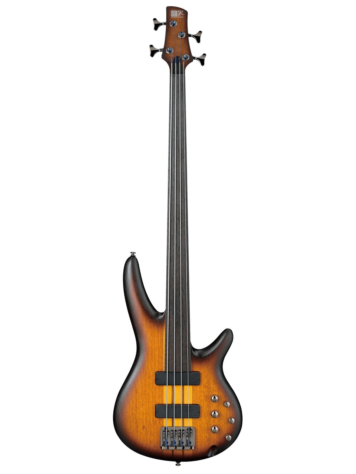 Ibanez SRF700 SR Electric Bass, Brown Burst Flat