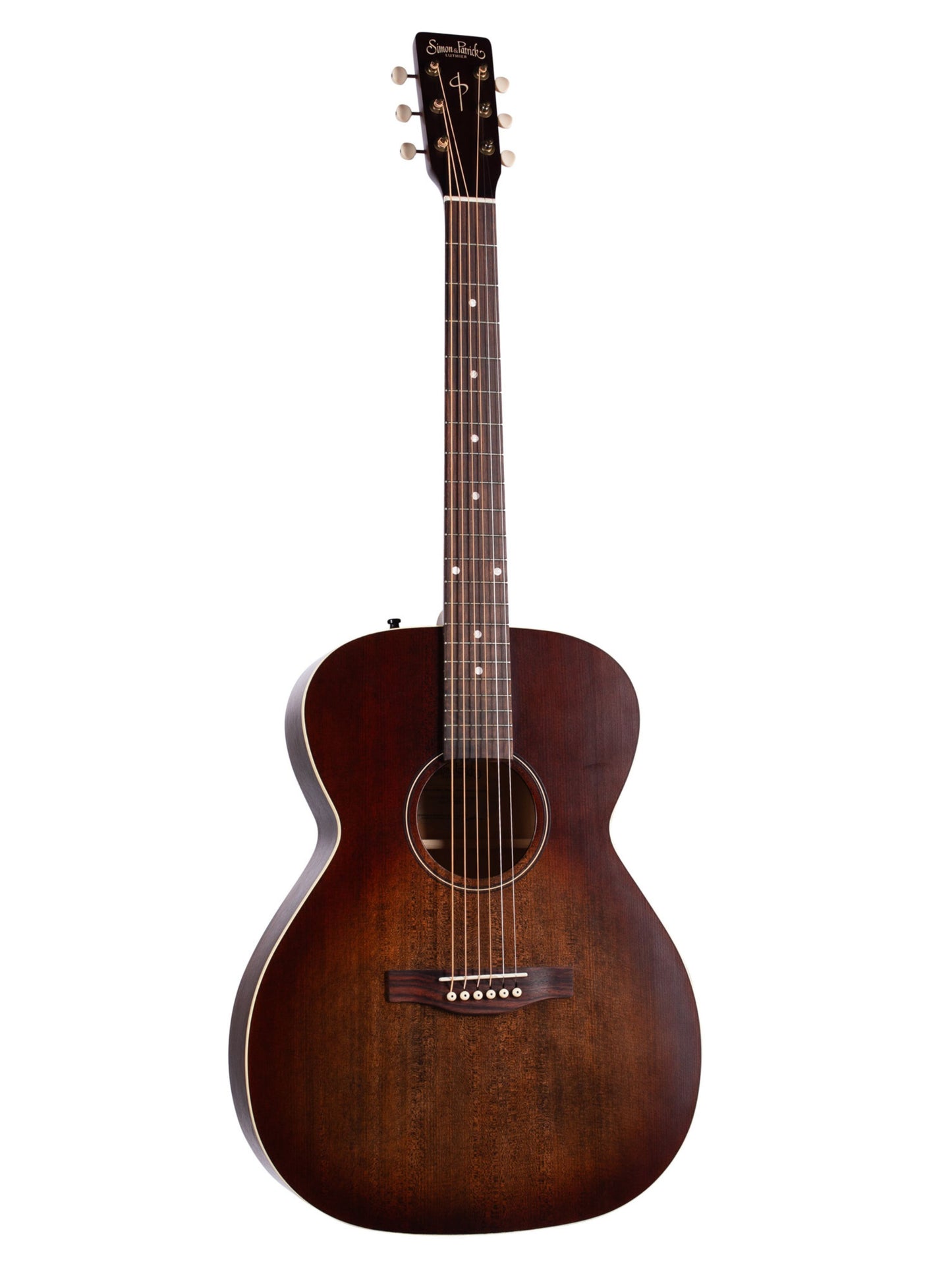 Simon & Patrick Songsmith CH Concert Acoustic Guitar, Bourbon Burst