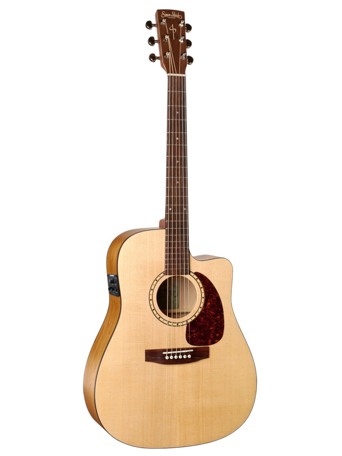 Simon & Patrick Woodland Spruce CW Presys II Dreadnought Acoustic Guitar, Natural