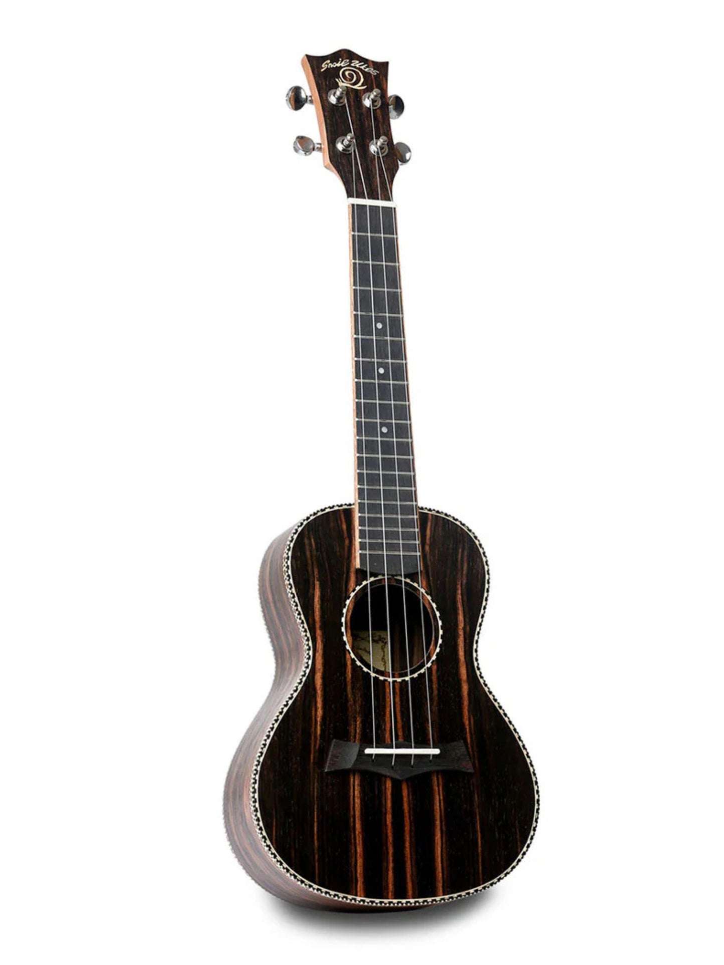 Snail UKC-E498 Concert Ukulele, Ebony