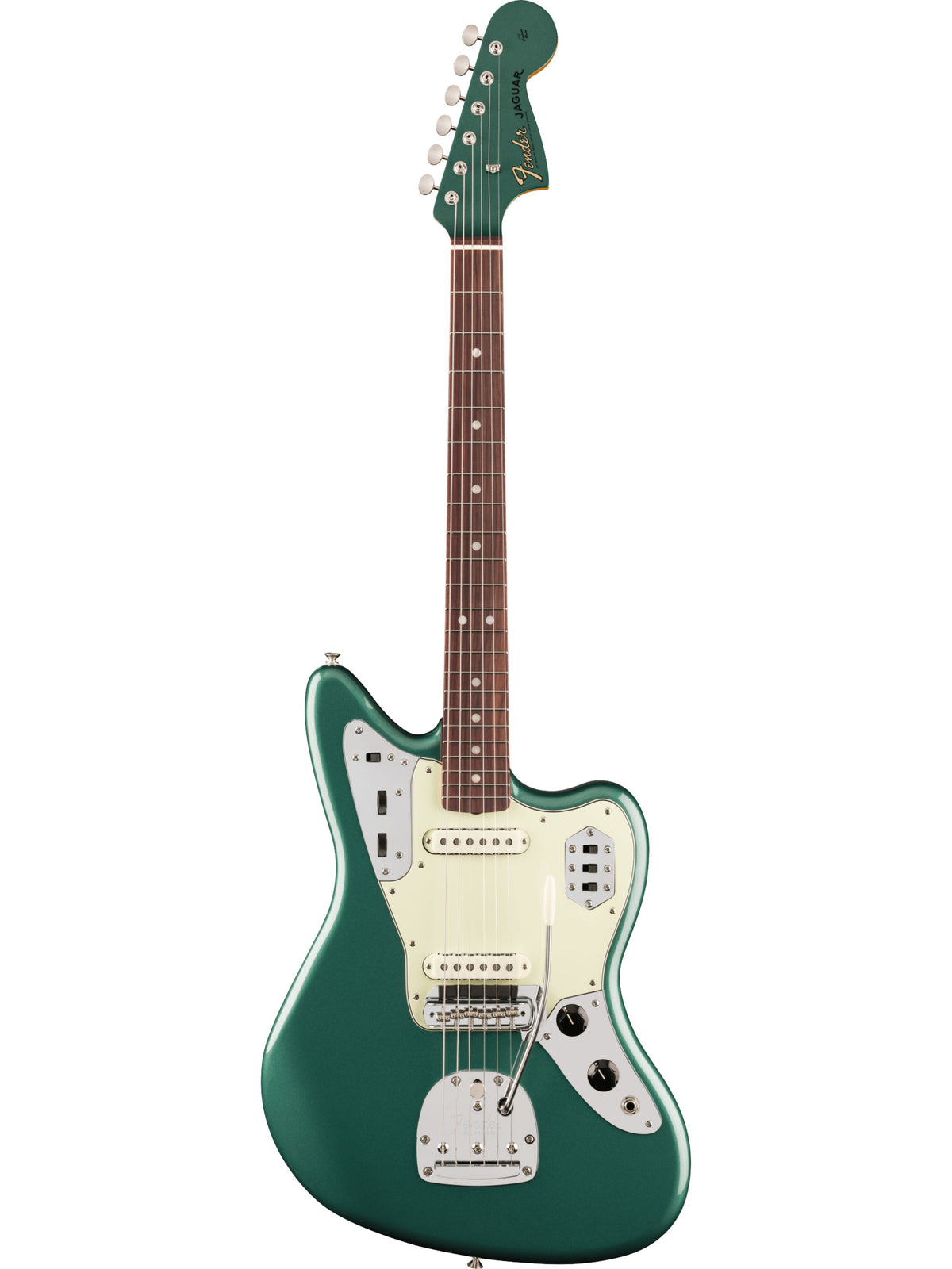 Fender Vintera III Mid 60s Jaguar Rosewood Fretboard, Sherwood Green Metallic