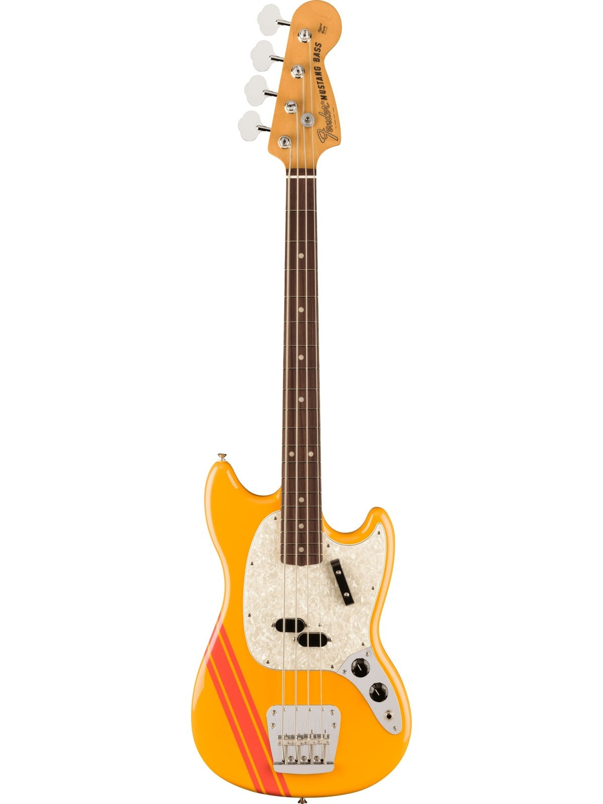 Vintera II 70s Mustang Bass Rosewood Neck, Competition Orange