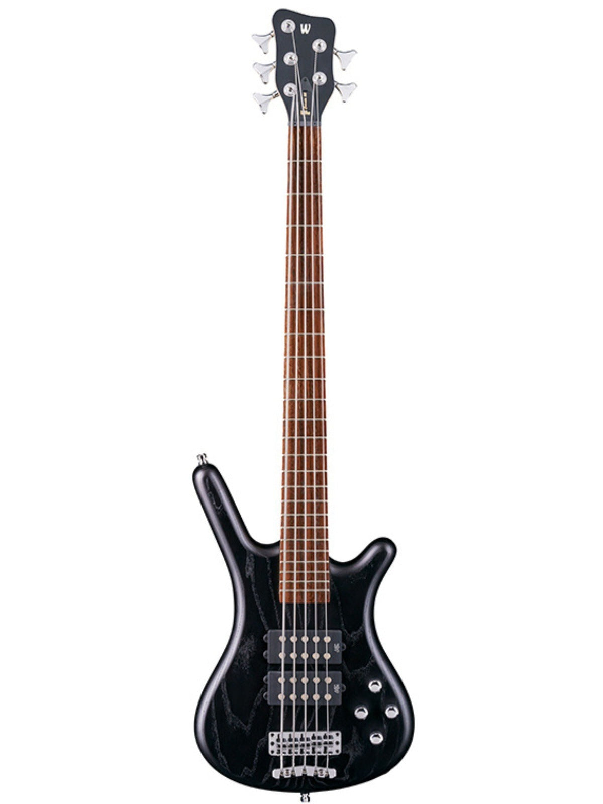 Warwick RockBass Corvette SS 5-String Electric Bass, Nirvana Satin Black