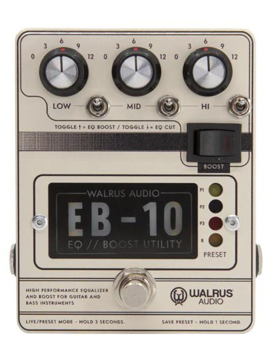 Walrus Audio EB-10 Preamp//EQ//Boost
