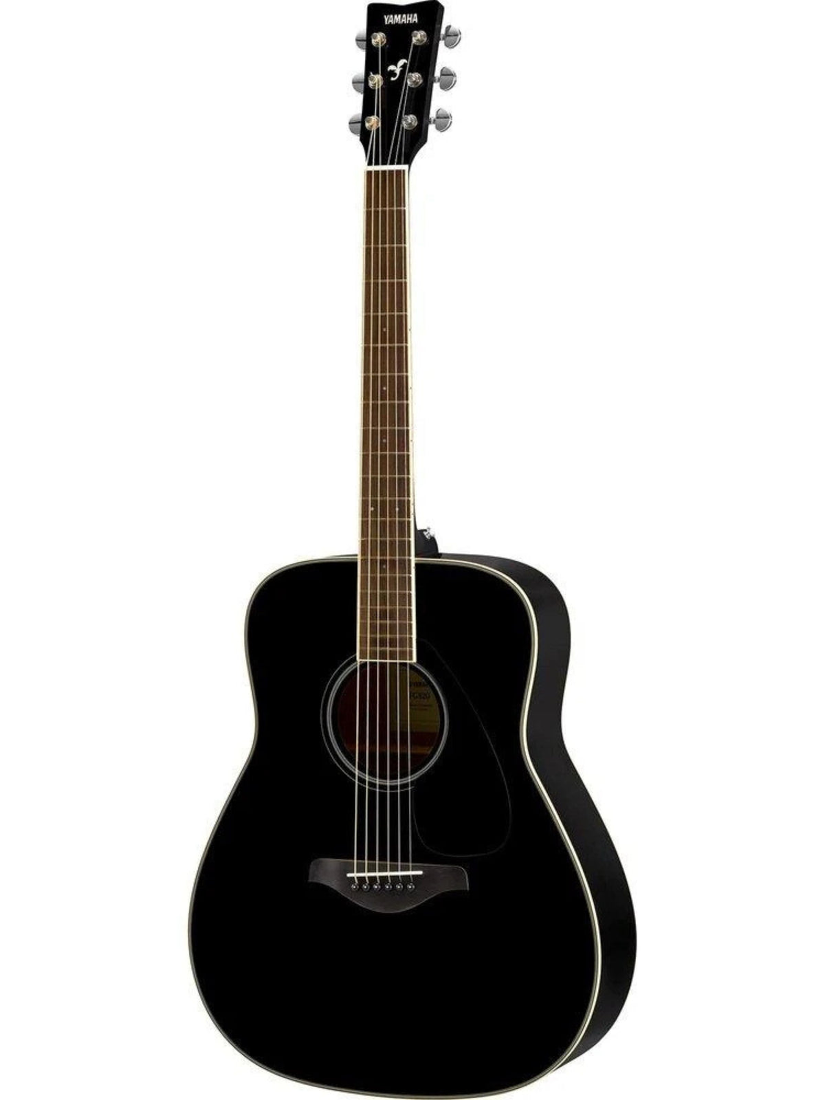 Yamaha FG820 MKII Dreadnought Acoustic Guitar, Black