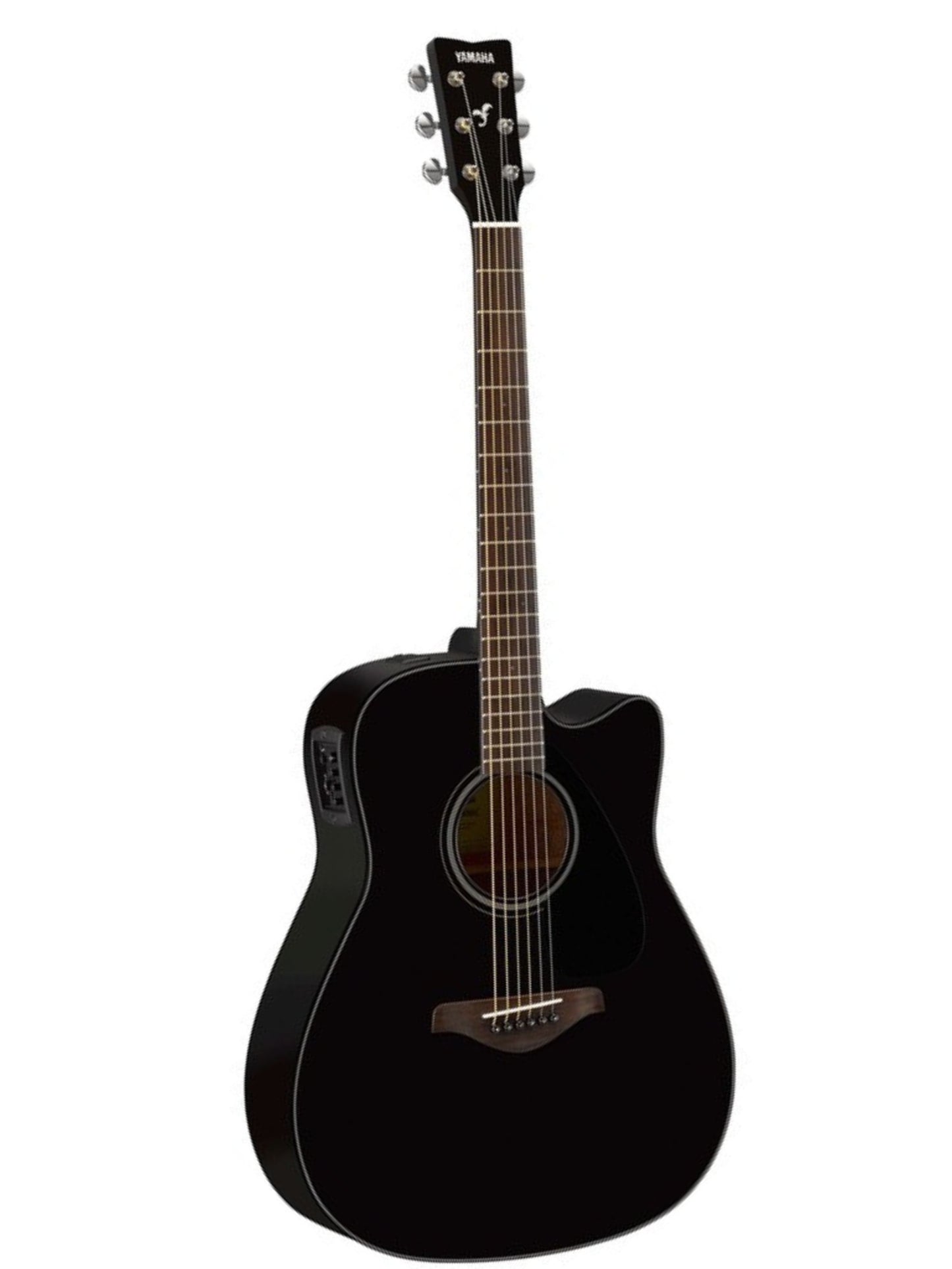 Yamaha FGX800C Dreadnought Acoustic Guitar, Black
