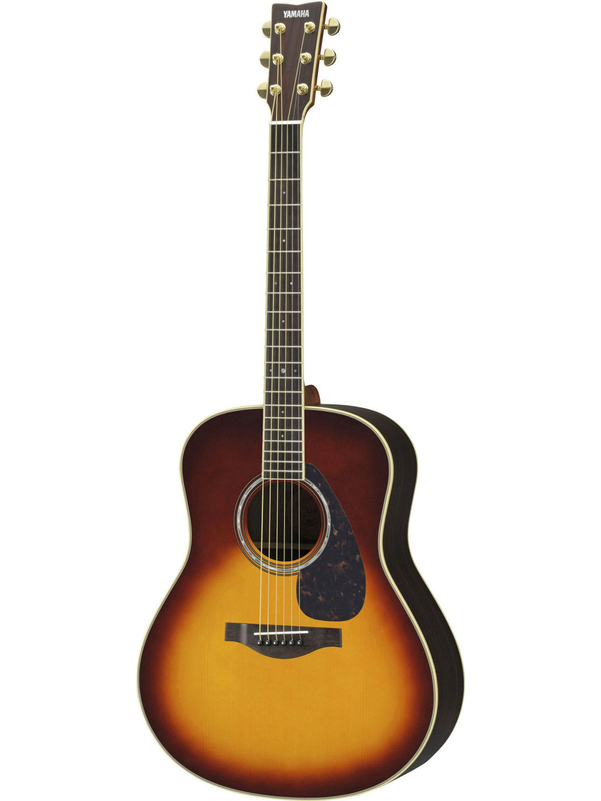 Yamaha LL6-ARE Dreadnought Acoustic Guitar, Brown Sunburst