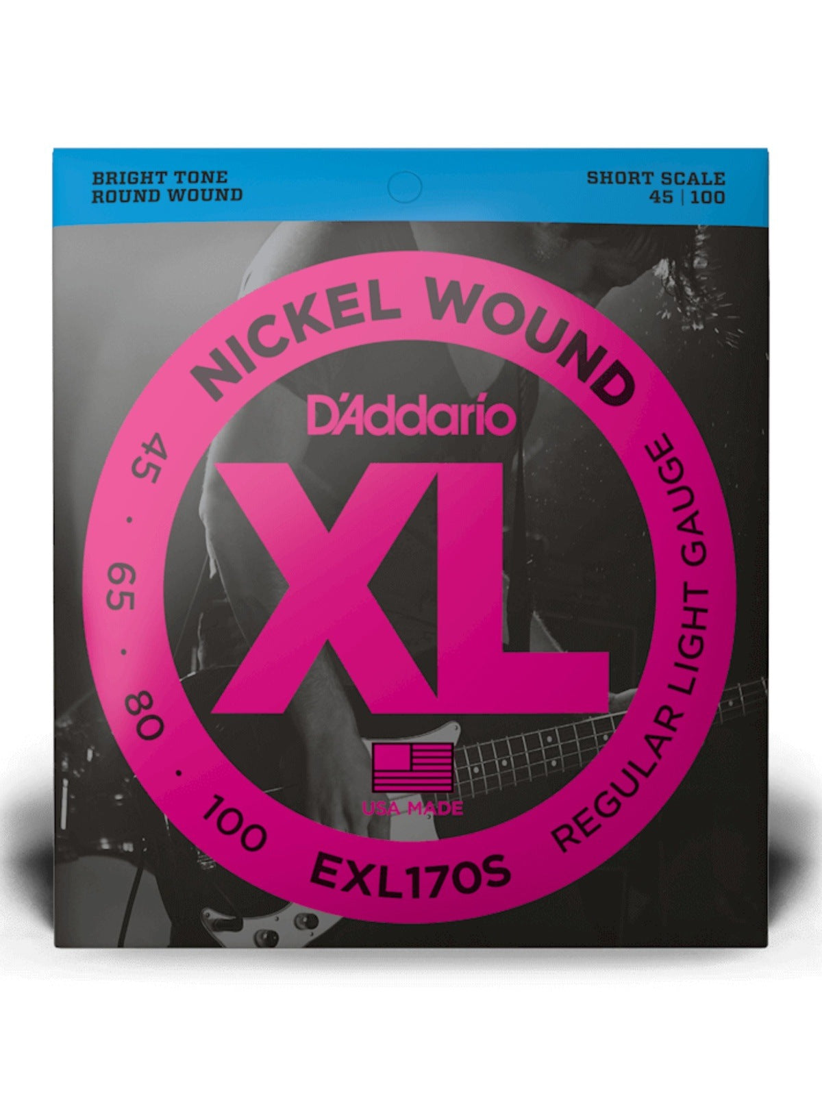 D'Addario XL Nickel Wound Bass Strings