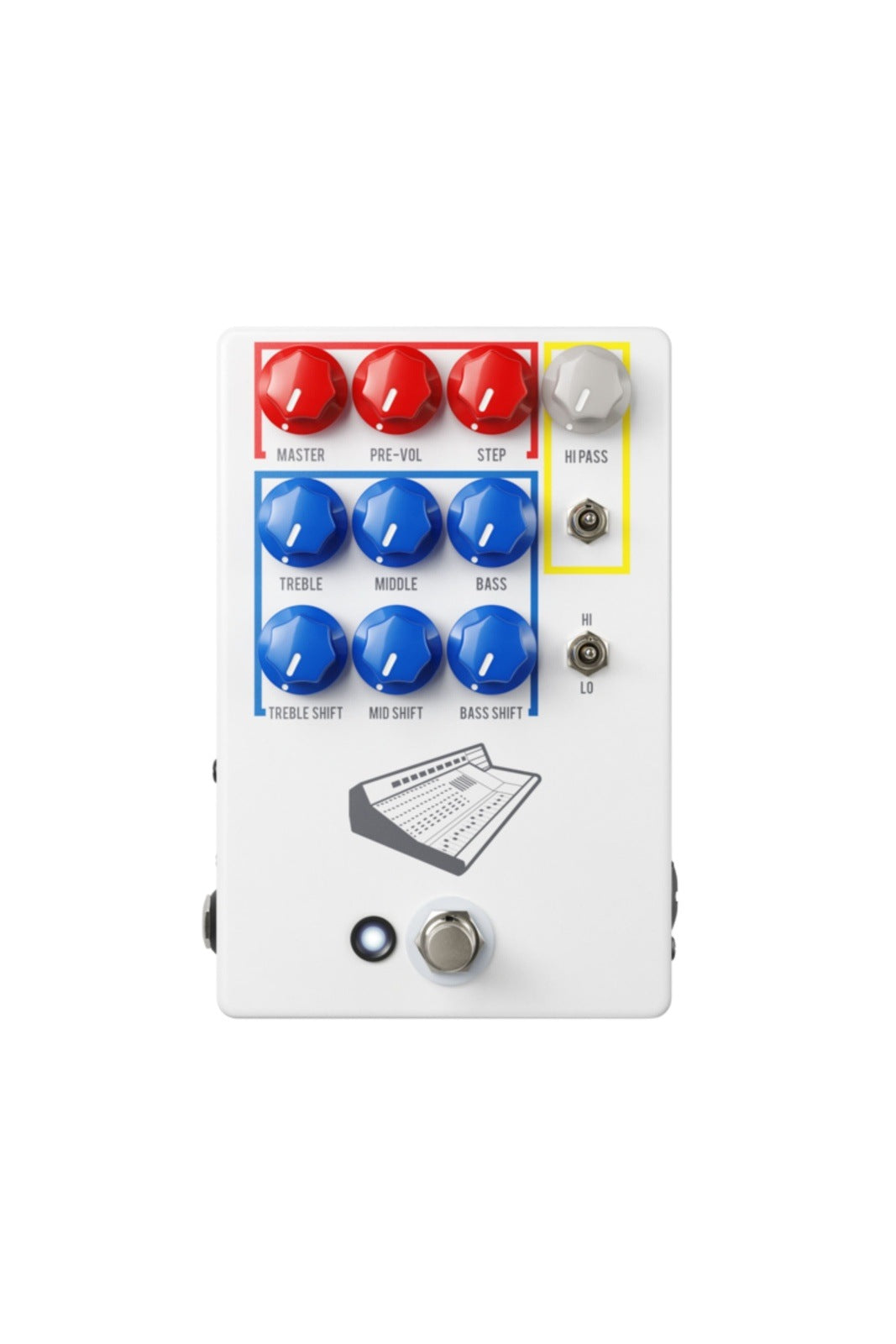 JHS Colour Box V2 Preamp / EQ / Overdrive / Distortion / Fuzz / DI Box Pedal