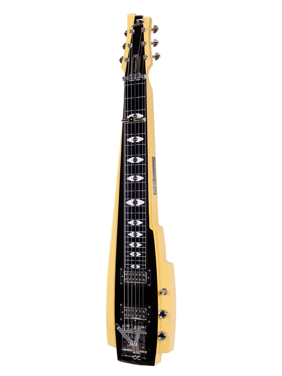 Duesenberg Pomona 6 Yellow and Black Lap Steel