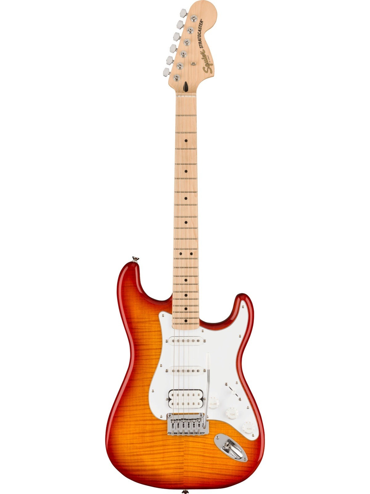 Squier by Fender Affinity Series Stratocaster FMT HSS, Sienna Sunburst