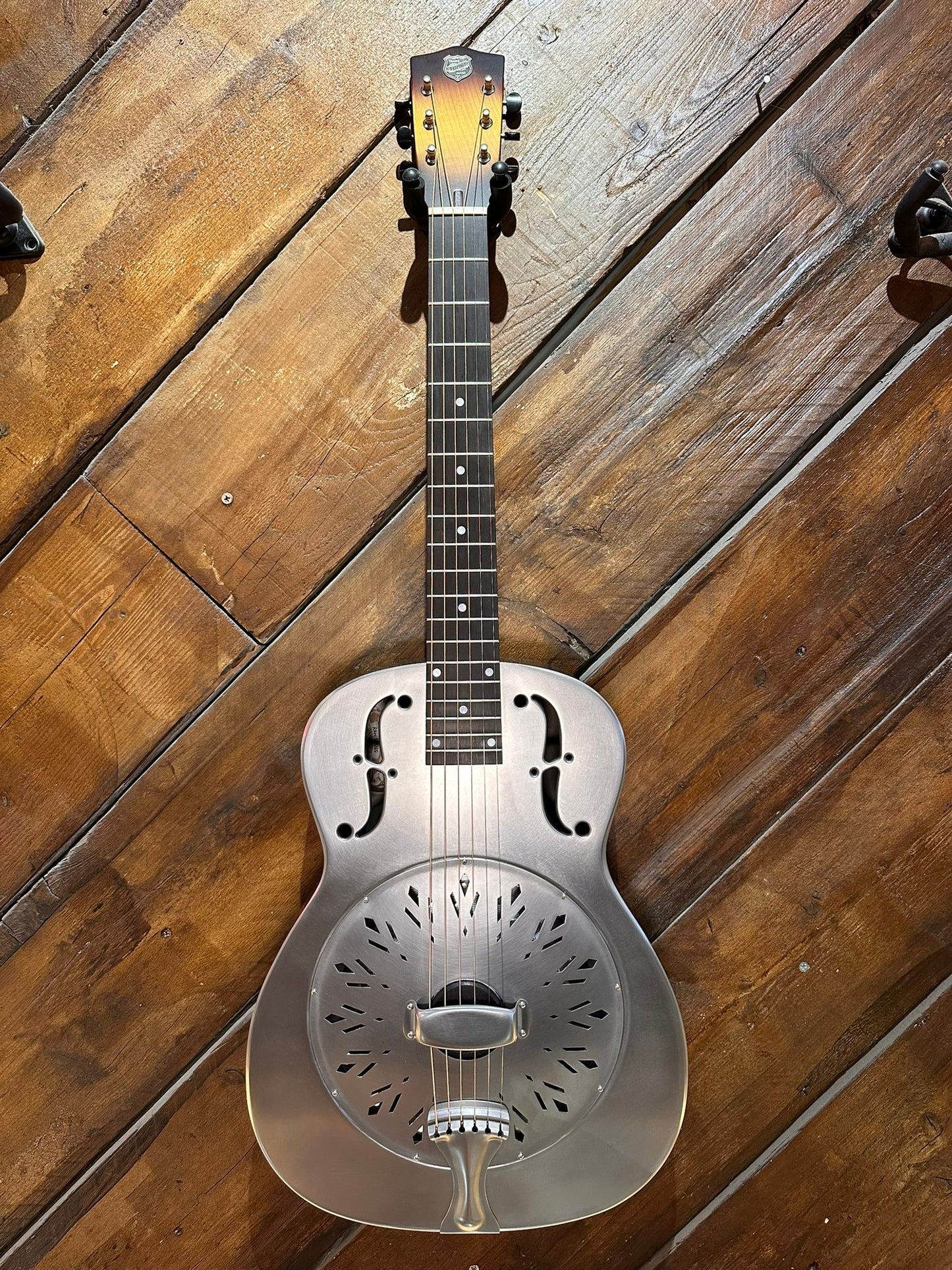 National RAW Series 14 Fret Single Cone Resonator, Steel NEW