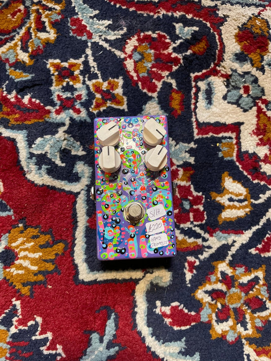 S/H Keeley Electronics Hand Painted Four Knob Compressor