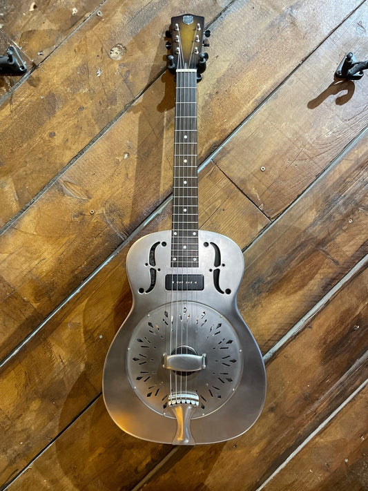 National RAW Singlecone 14 Fret Resonator w/ Lollar P-90