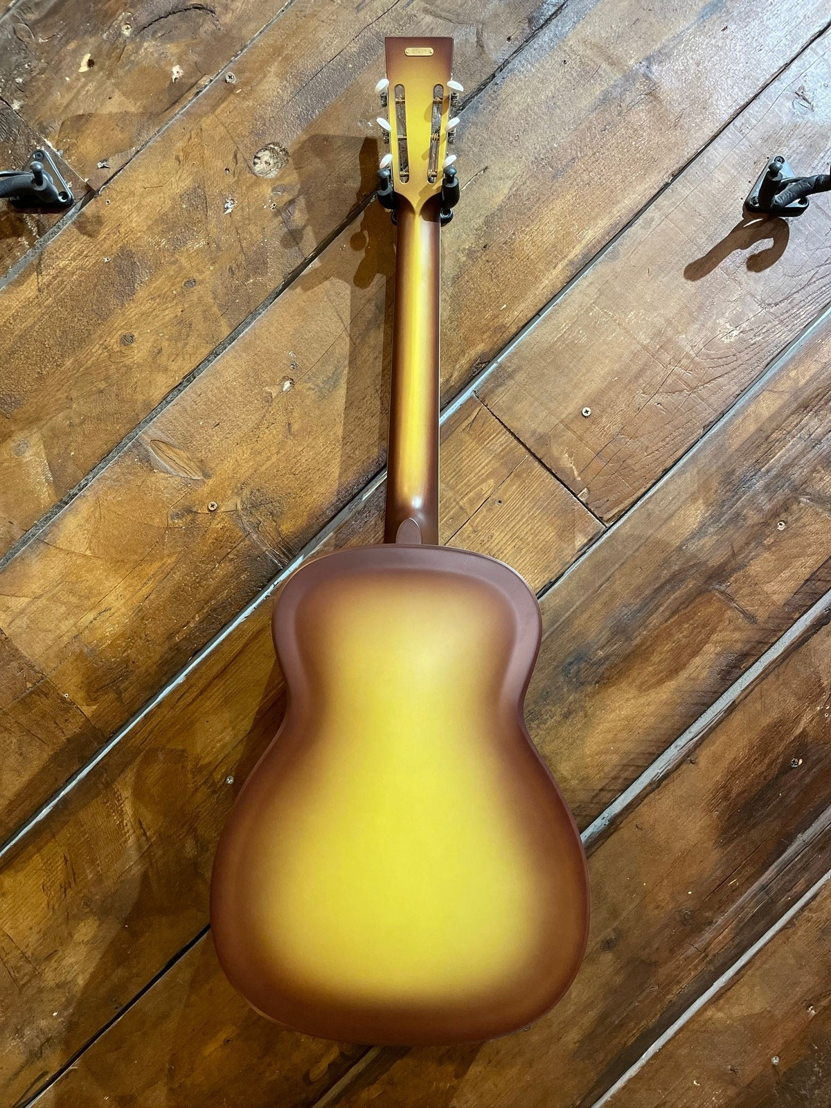 National Triolian 14 Fret Resonator, Walnut Brown & Gold Burst