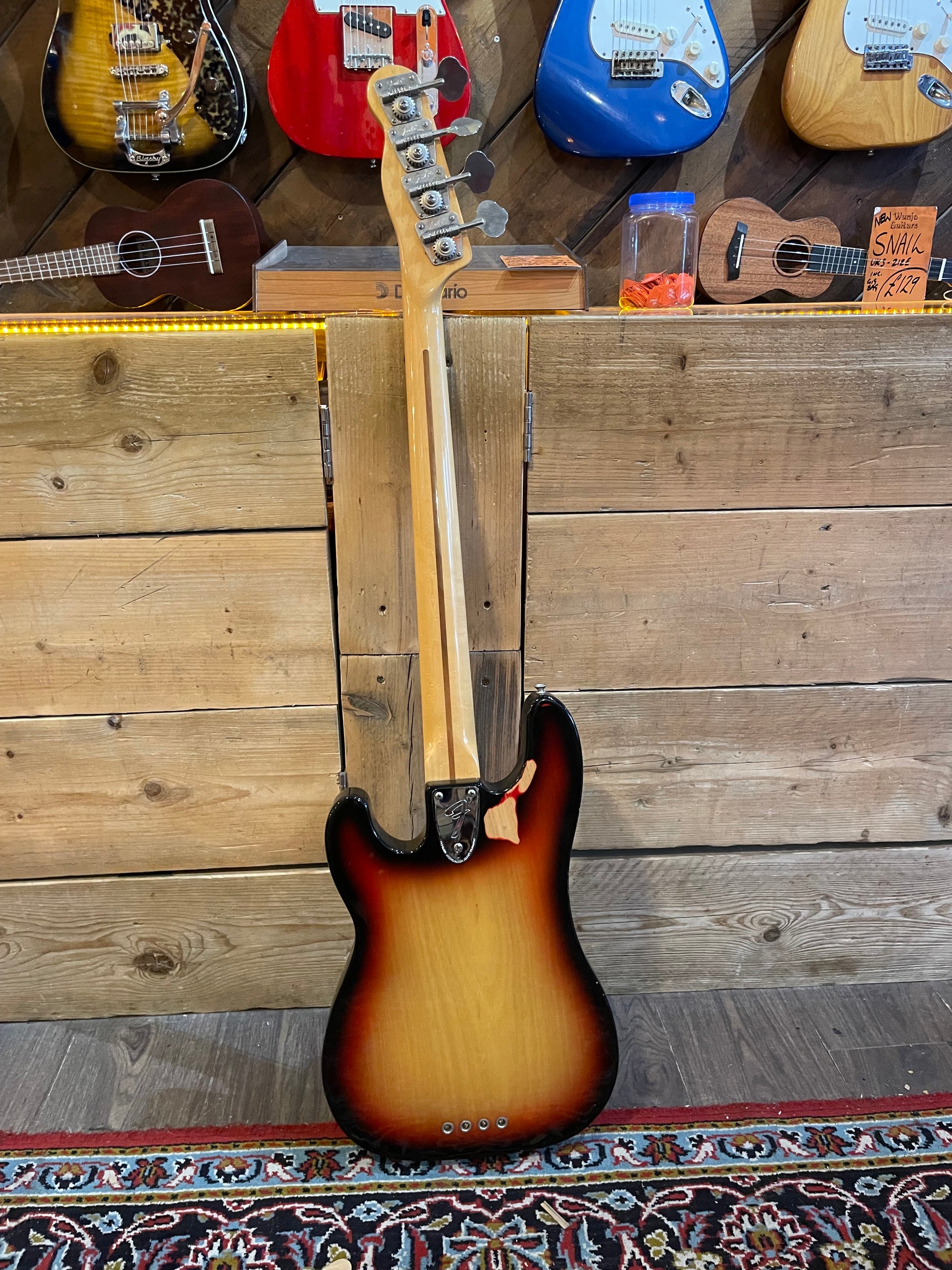 1976 Fender Telecaster Bass, Three Tone Sunburst