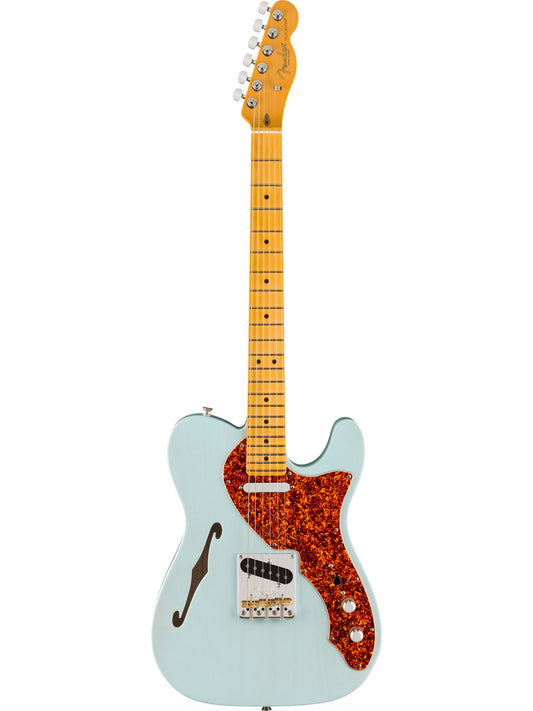 Fender American Professional II Limited Edition Telecaster Thinline, Transparent Daphne Blue