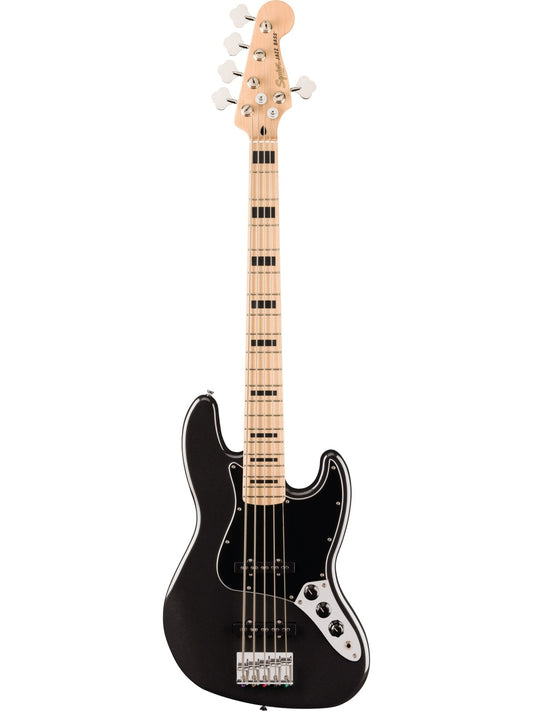 Squier By Fender Affinity Active Jazz Bass V, Metallic Black