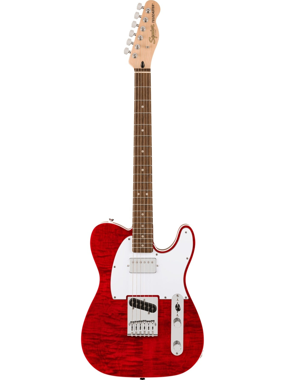 Squier Affinity Telecaster FMT SH, Crimson Red Transparent