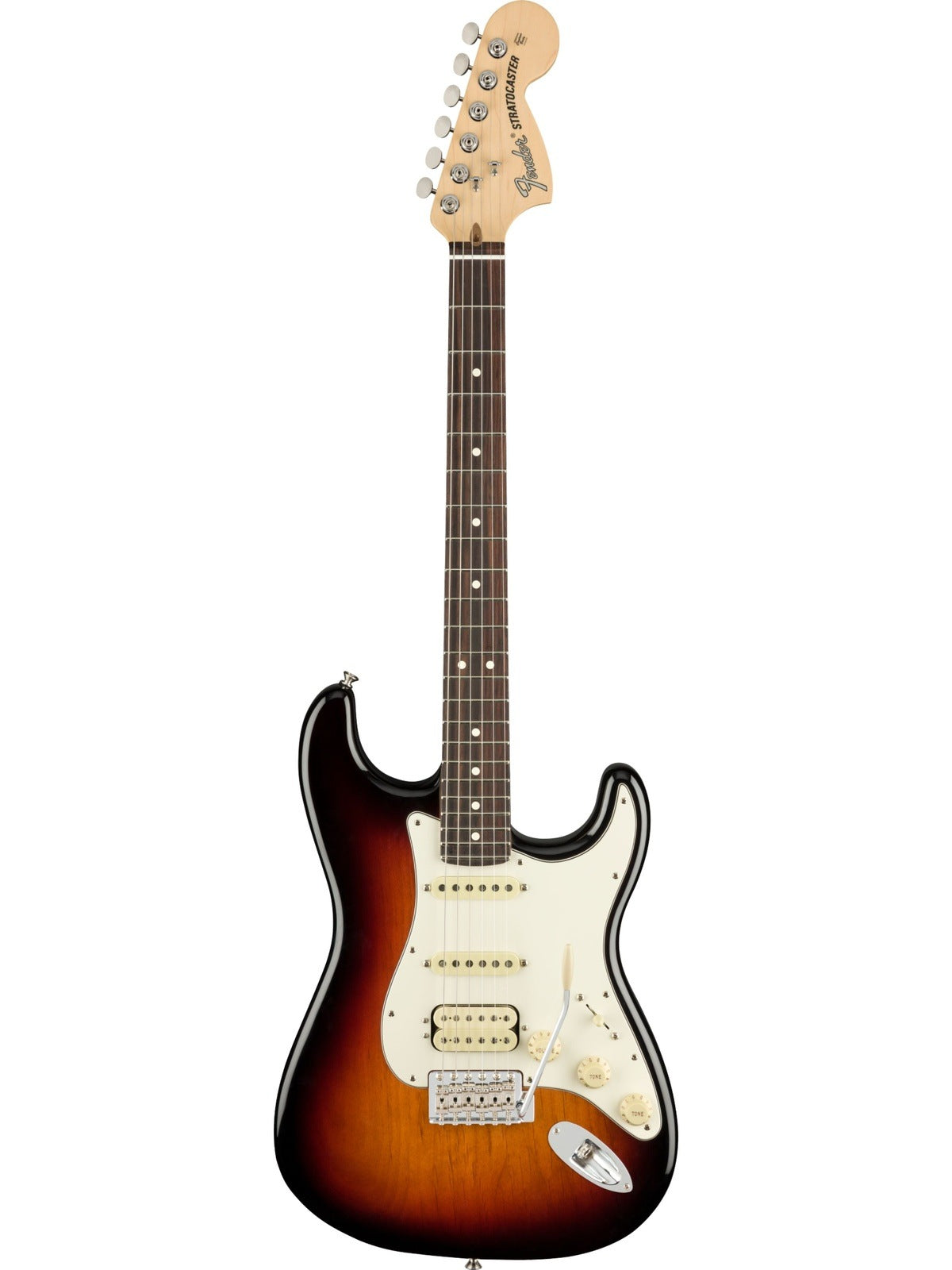 Fender American Performer Stratocaster HSS, Three Tone Sunburst