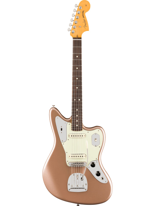 Fender American Professional Classic Jaguar Rosewood Fretboard, Faded Firemist Gold