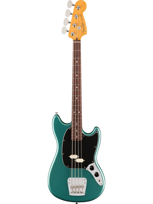Fender American Professional Classic Mustang Bass Rosewood Fretboard, Faded Sherwood Green Metallic