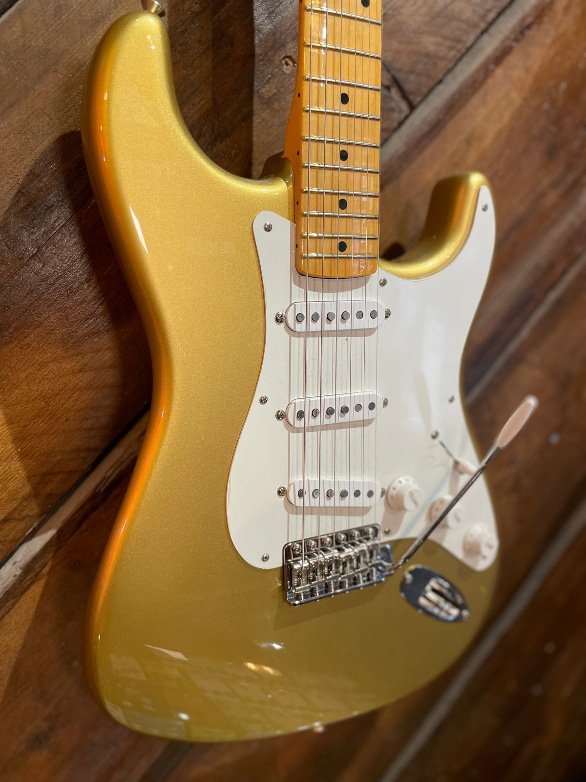 S/H 2019 Fender American Original 50s Stratocatser, Aztec Gold
