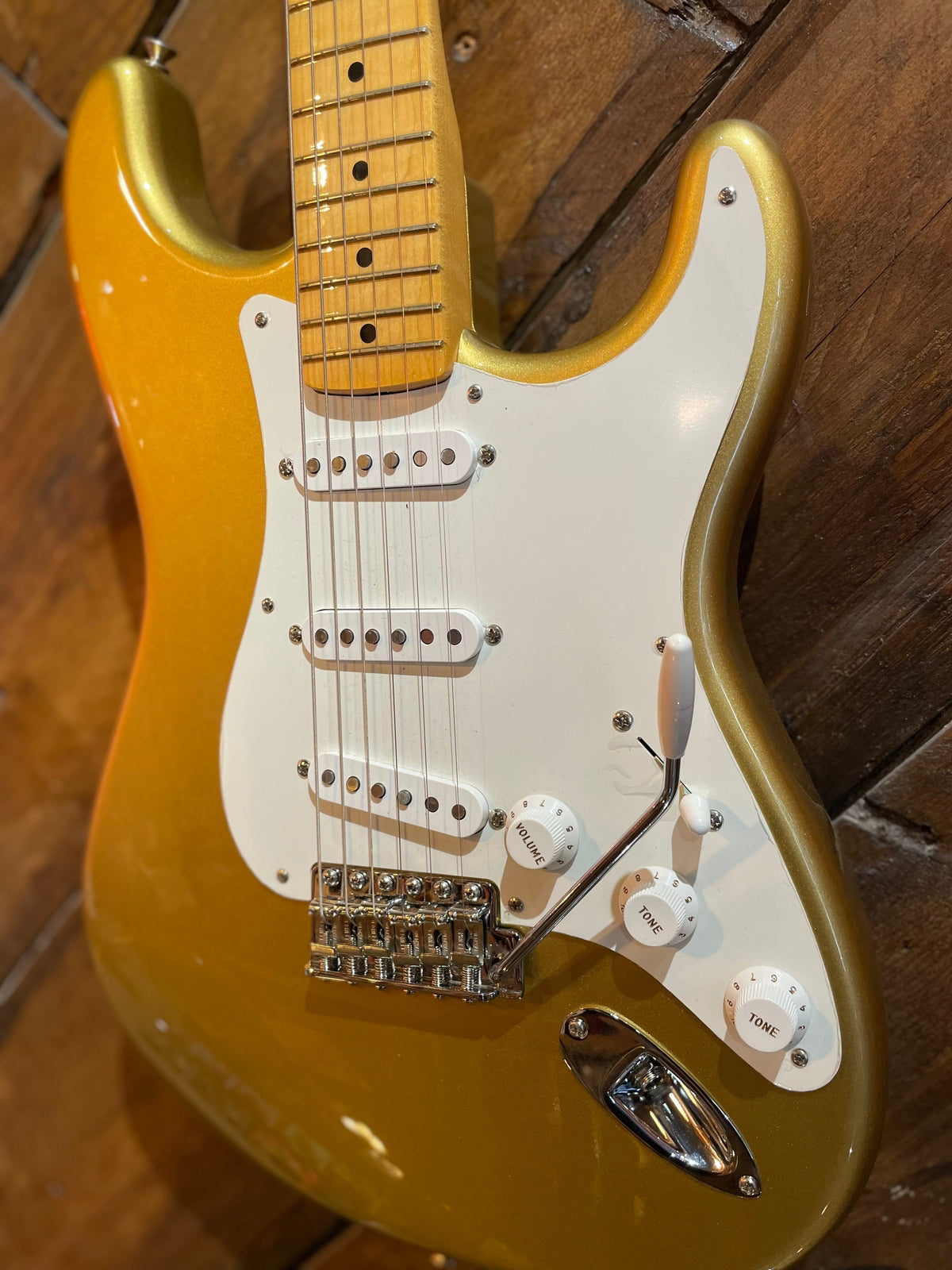 S/H 2019 Fender American Original 50s Stratocatser, Aztec Gold
