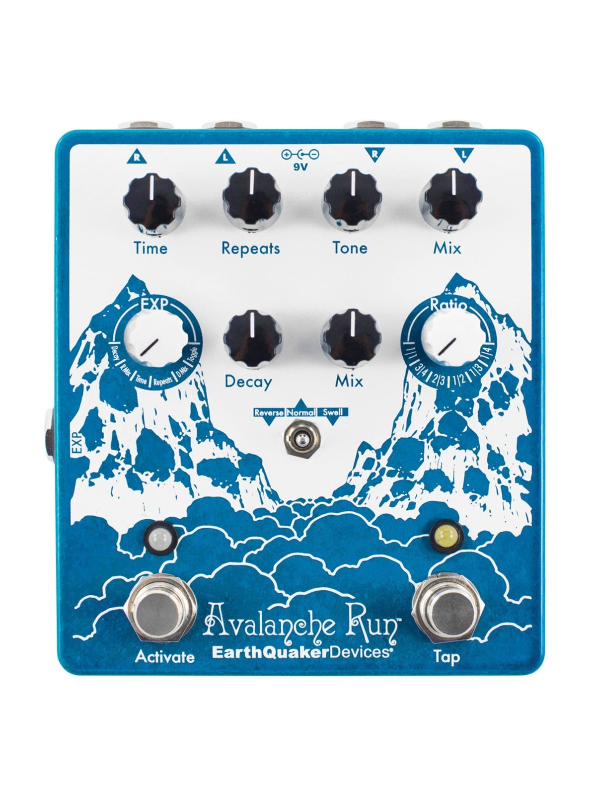 EarthQuaker Devices Avalanche Run™ Stereo Reverb & Delay Pedal