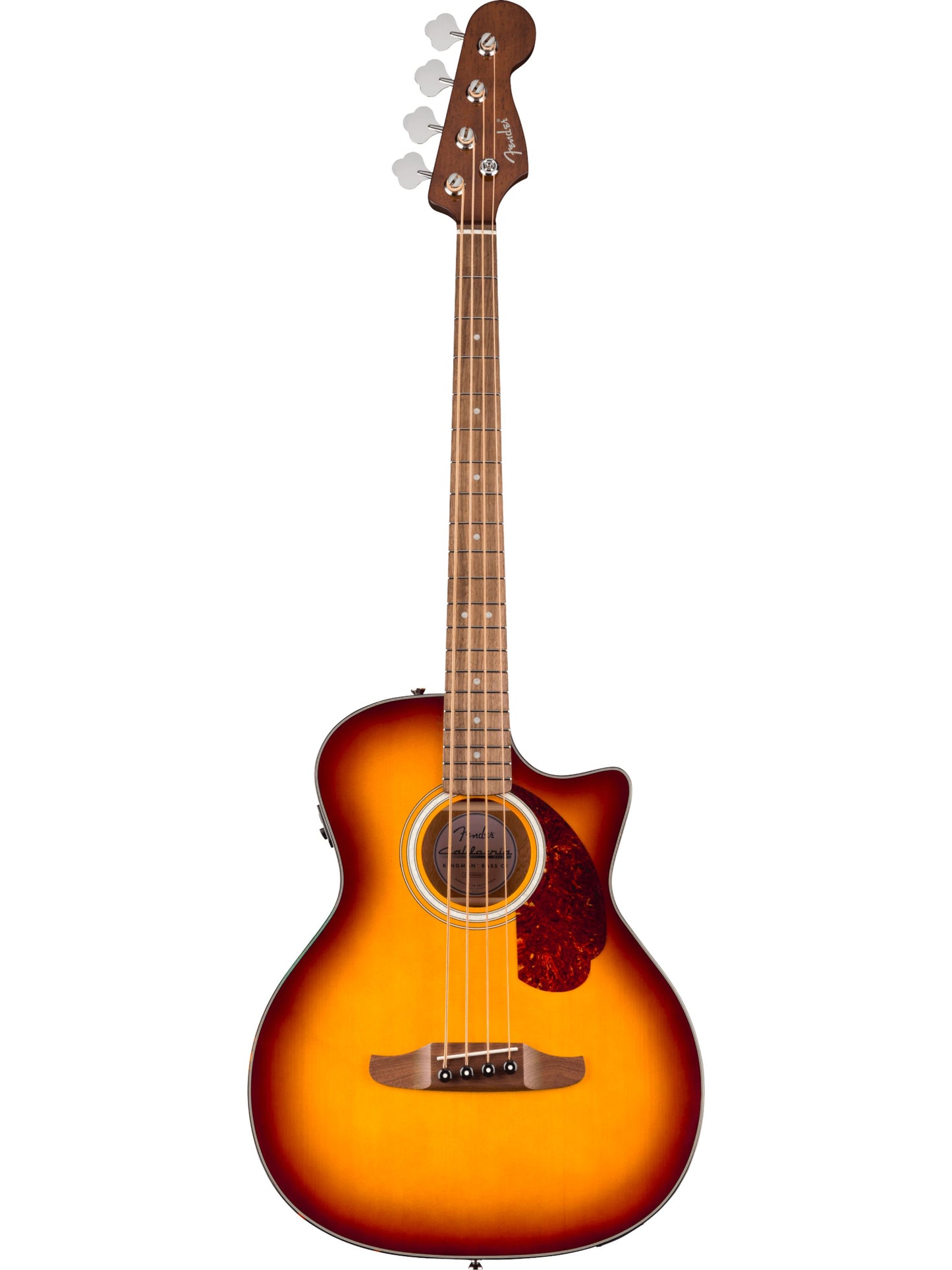 Fender California Deluxe Kingman Acoustic Bass, Honey Sunburst