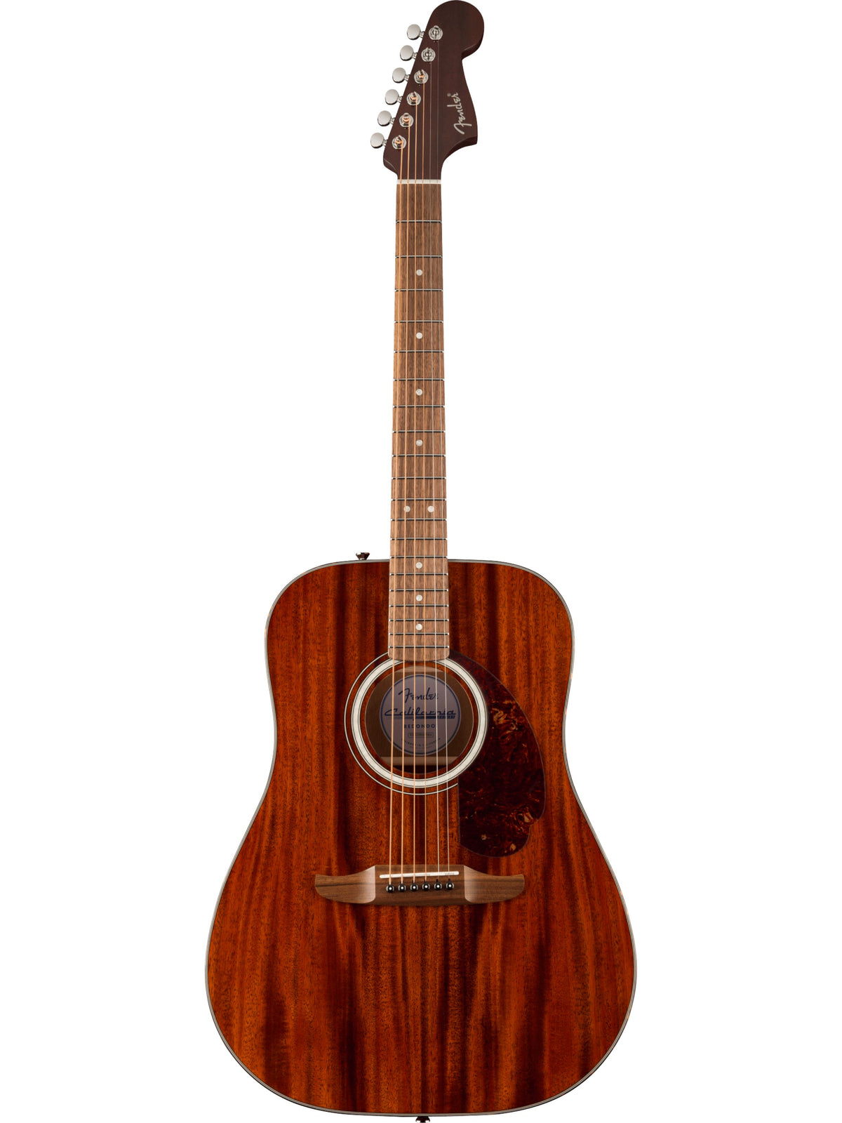 Fender California Deluxe Redondo Dreadnought Acoustic Guitar, Natural Mahogany